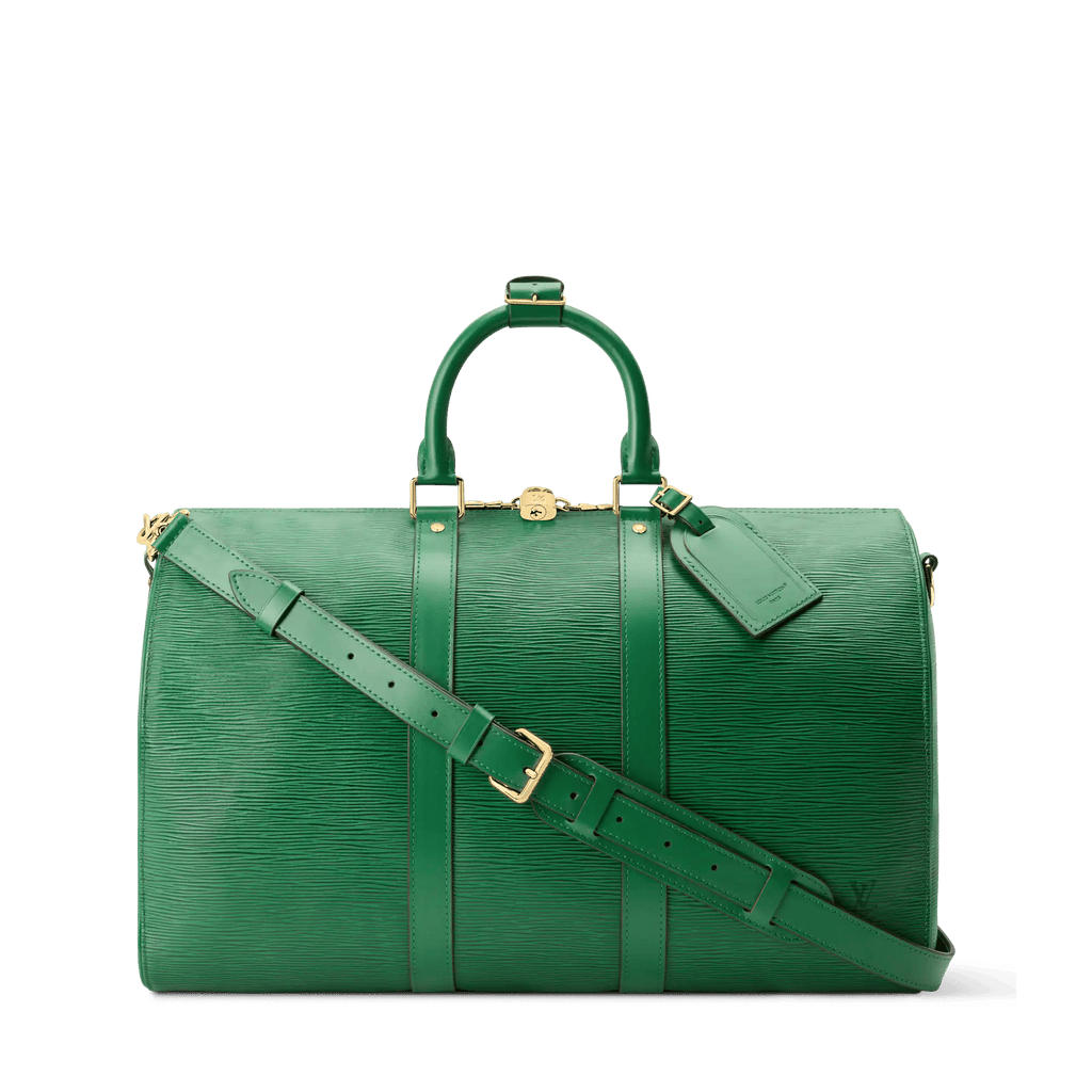 Green Leather Travel Bag product image 1
