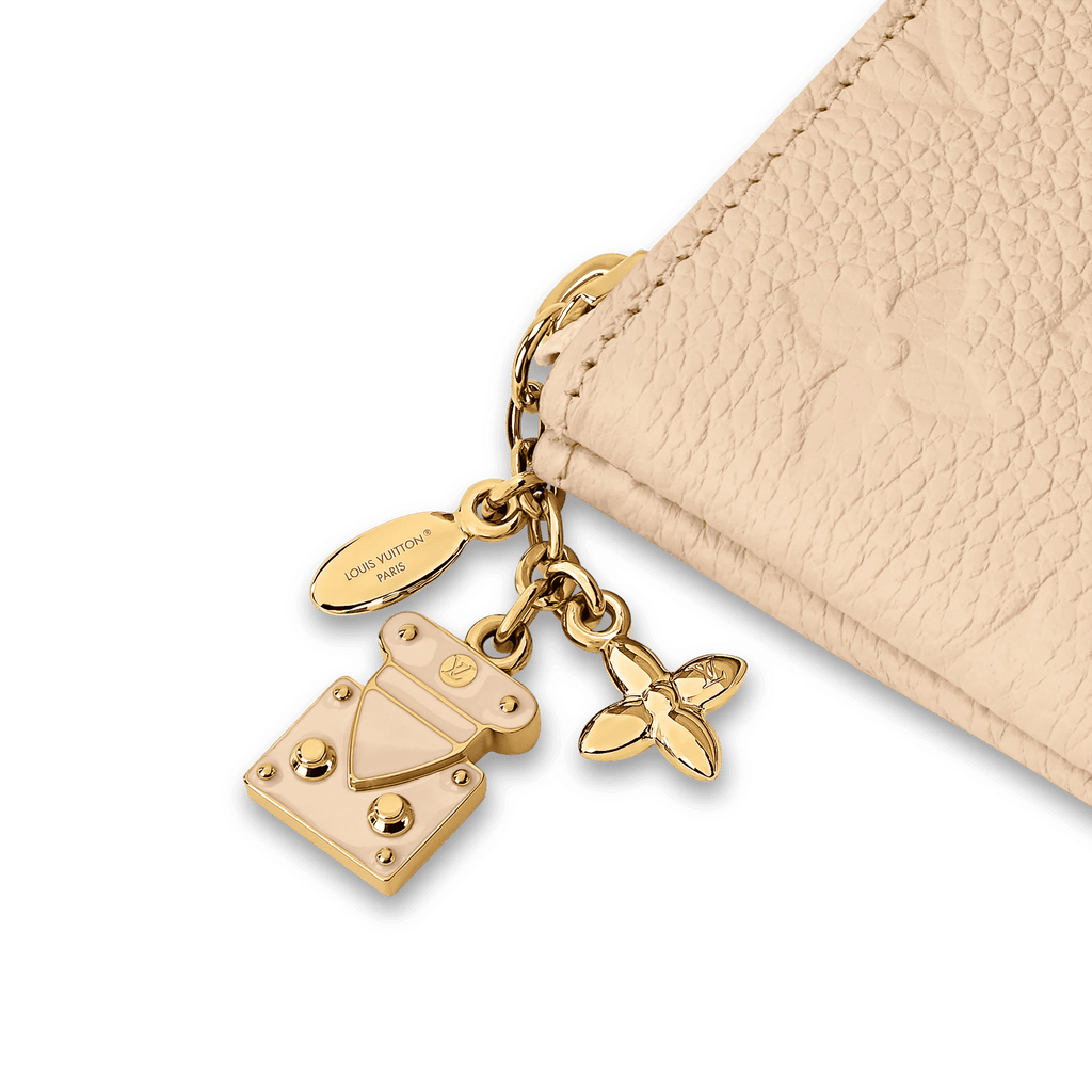 Key Pouch S Monogram Empreinte Leather Card Holder M29816 For Women