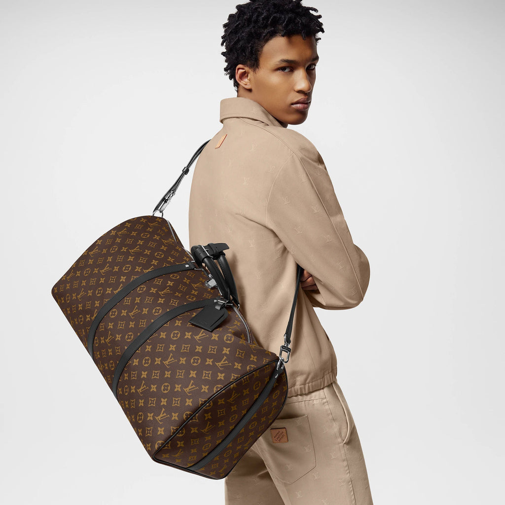 Keepall Bandoulière 55 Monogram Macassar M56714 Collection