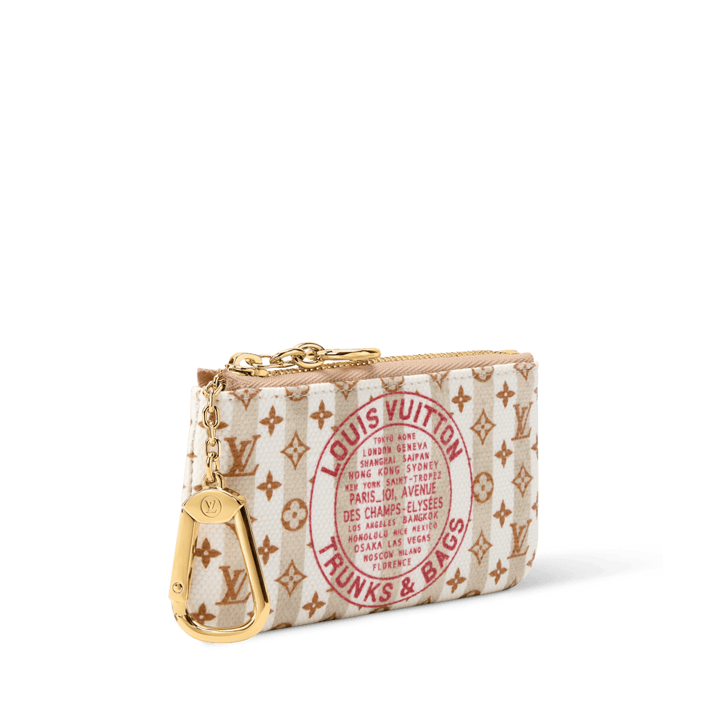 Key Pouch Monogram Coated Canvas Card Holder M29023 For Women