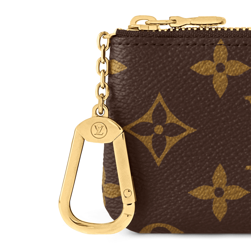 Key Pouch Monogram Coated Canvas Card Holder M62650 For Women