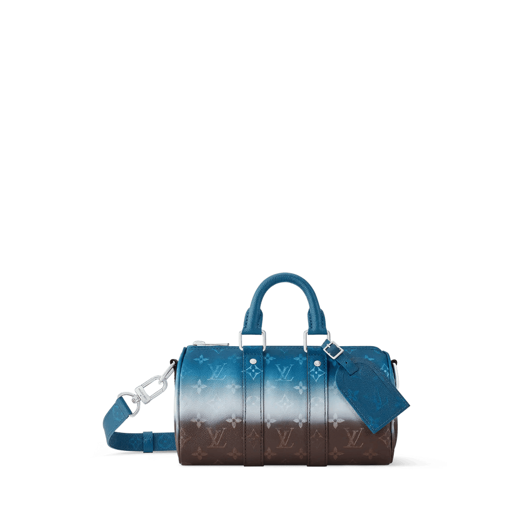 Blue Coated Canvas Travel Bag product image 1