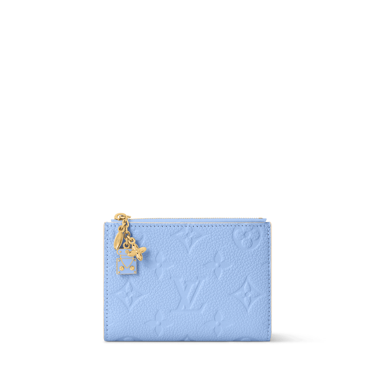 Blue Compact Leather Wallet product image 1