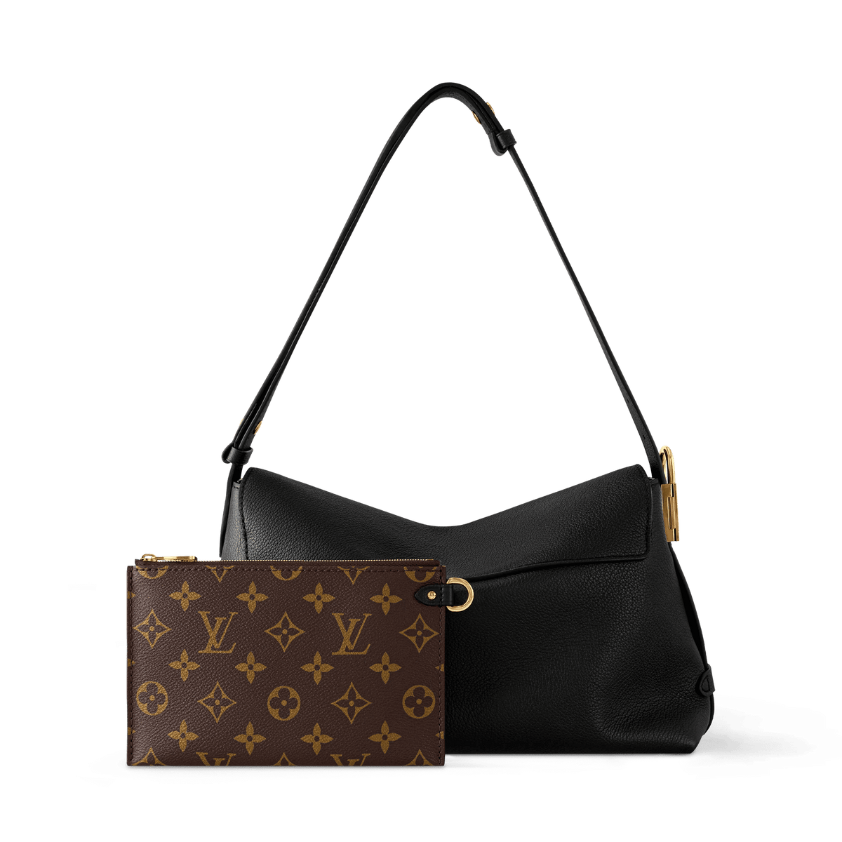 Black Leather Handbag Design 006 product image 5