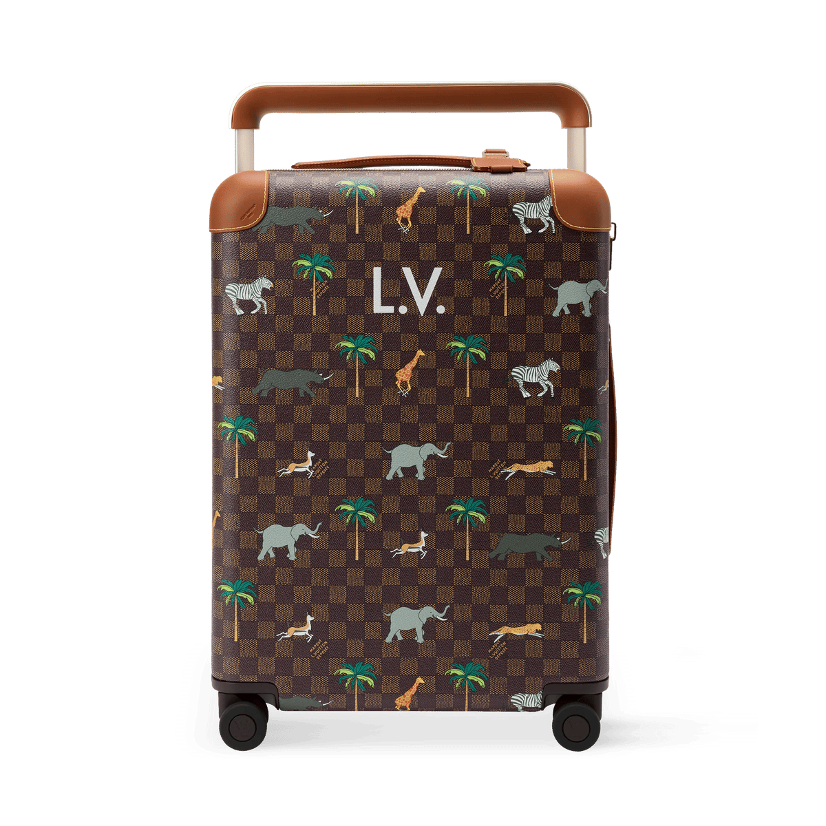 Brown Coated Canvas Luggage product image 1