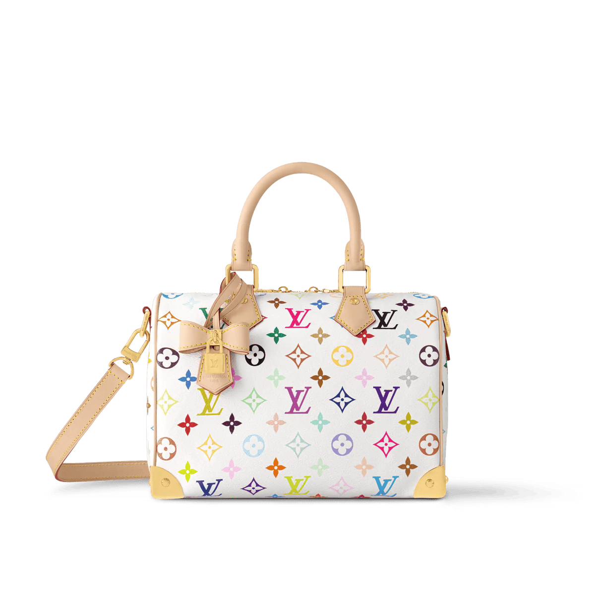 Speedy Bandoulière 25 Colorful Monogram Canvas Handbag M13085 For Women