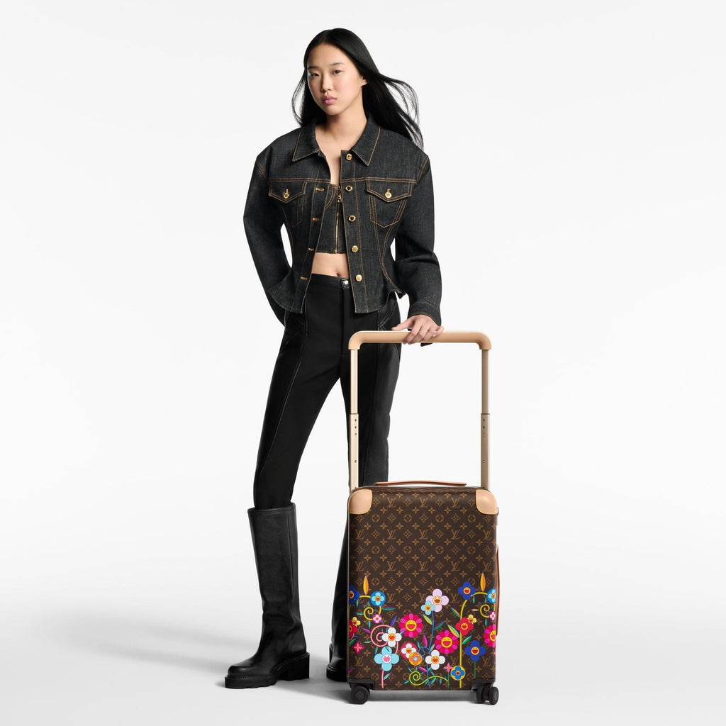 Horizon 55 Rolling Suitcase Monogram Garden M28237 Collection