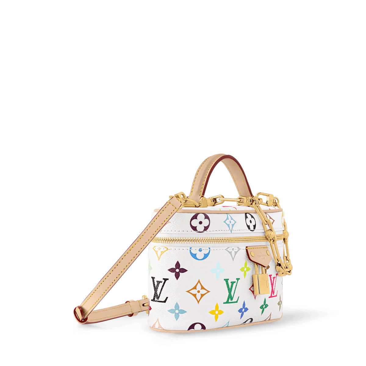LV x TM Vanity Chain Pouch Multicolore Blanc M13662 For Women