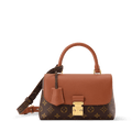 Coated Canvas & Leather Shoulder Bag Design 002 product image 1