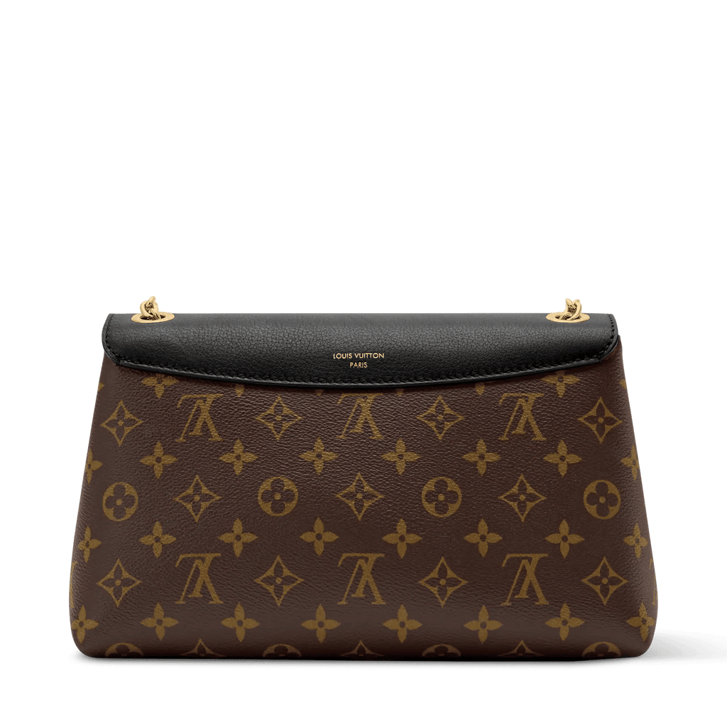 Madeleine PM Monogram Black Leather Shoulder Bag M28610 For Women
