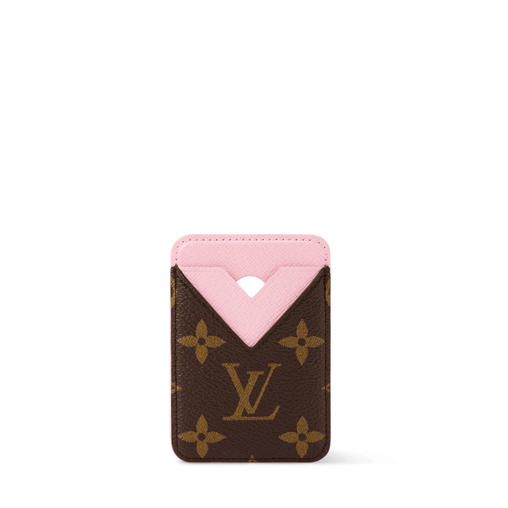 Magnetic Card Holder Monogram Coated Canvas Card Holder M28319 For Women