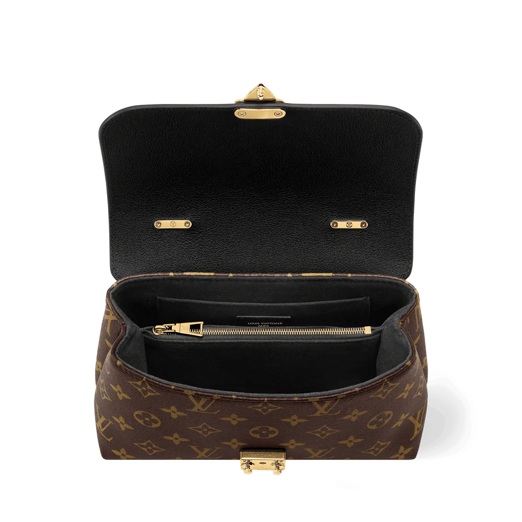 Black Coated Canvas & Leather Shoulder Bag product image 20