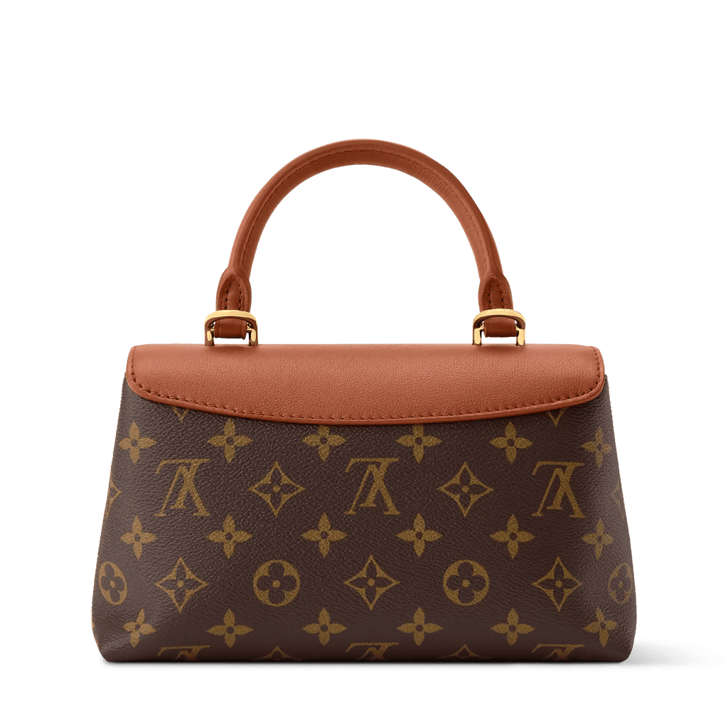 Coated Canvas & Leather Shoulder Bag Design 002 product image 5