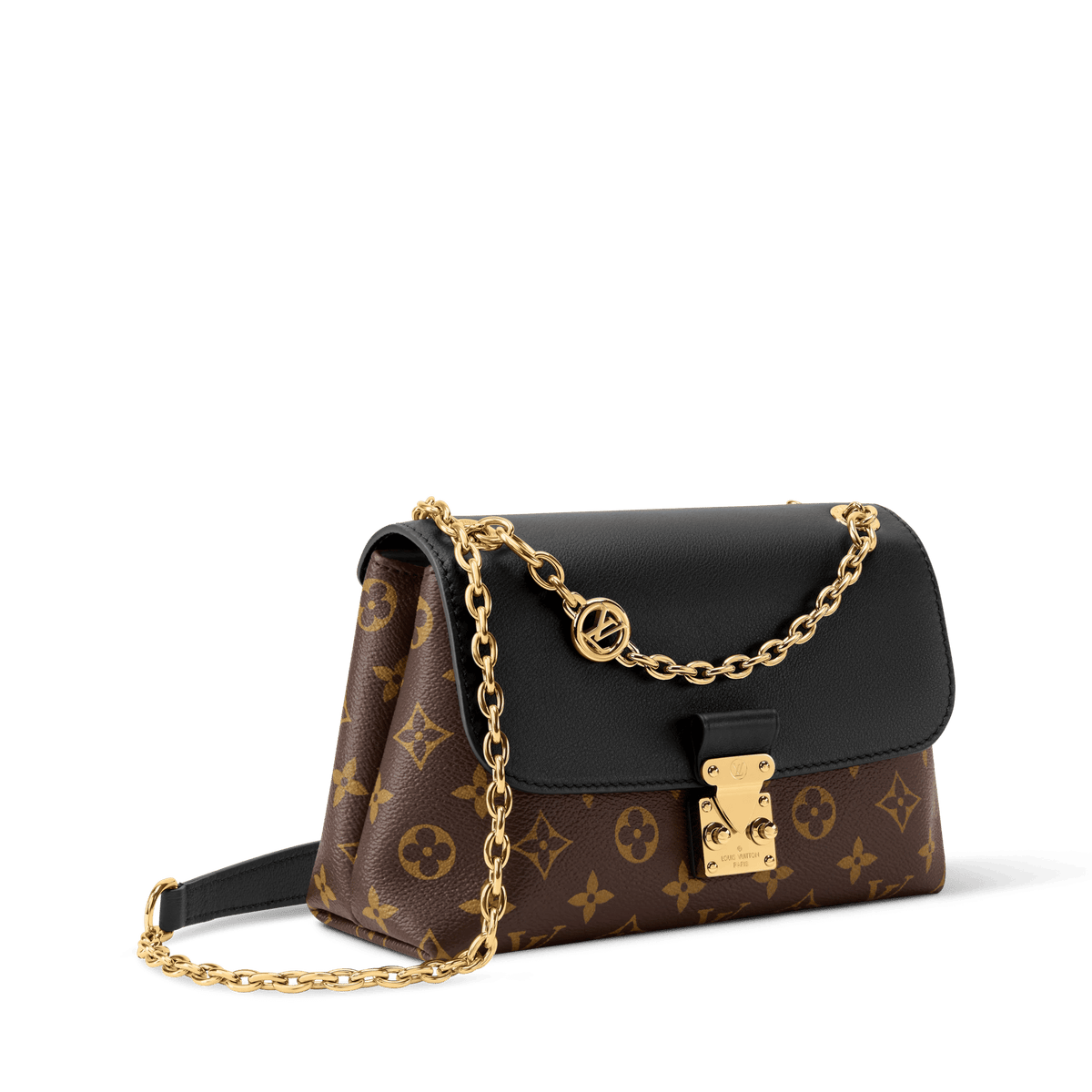 Madeleine BB Monogram Black Leather Crossbody Bag M28424 For Women