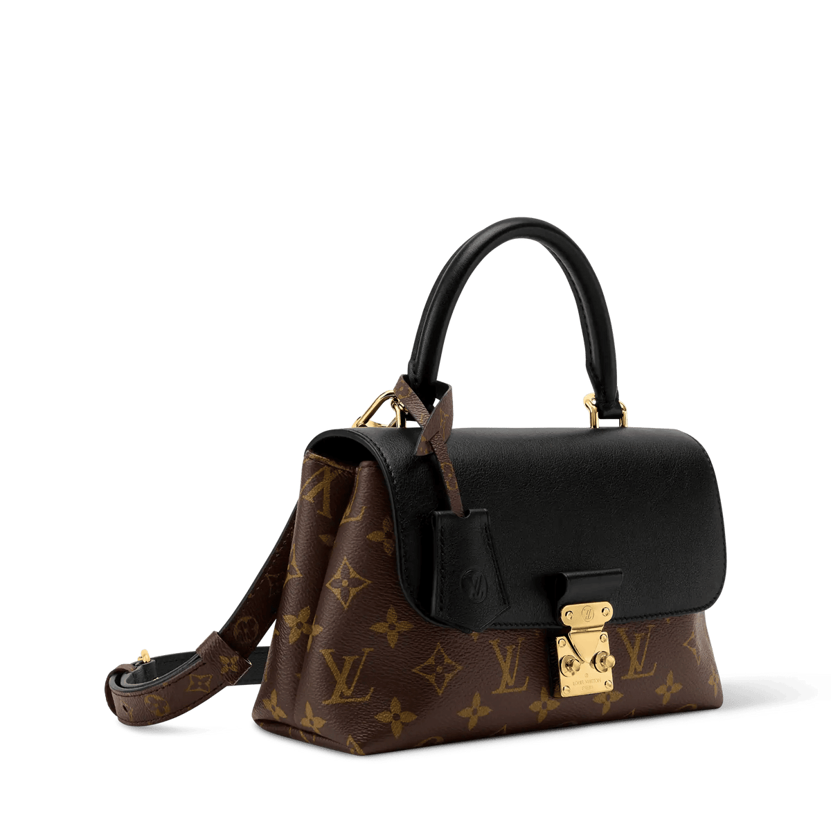 Madeleine BB Monogram Black Coated Canvas Shoulder Bag M27511 For Women