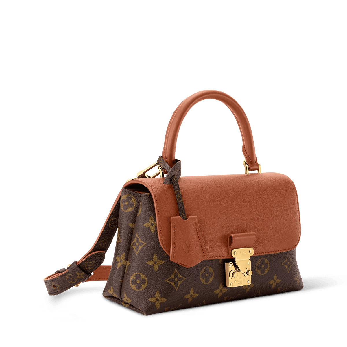 Coated Canvas & Leather Shoulder Bag Design 002 product image 2