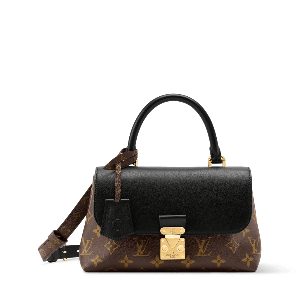 Madeleine BB Monogram Black Coated Canvas Shoulder Bag M27511 For Women