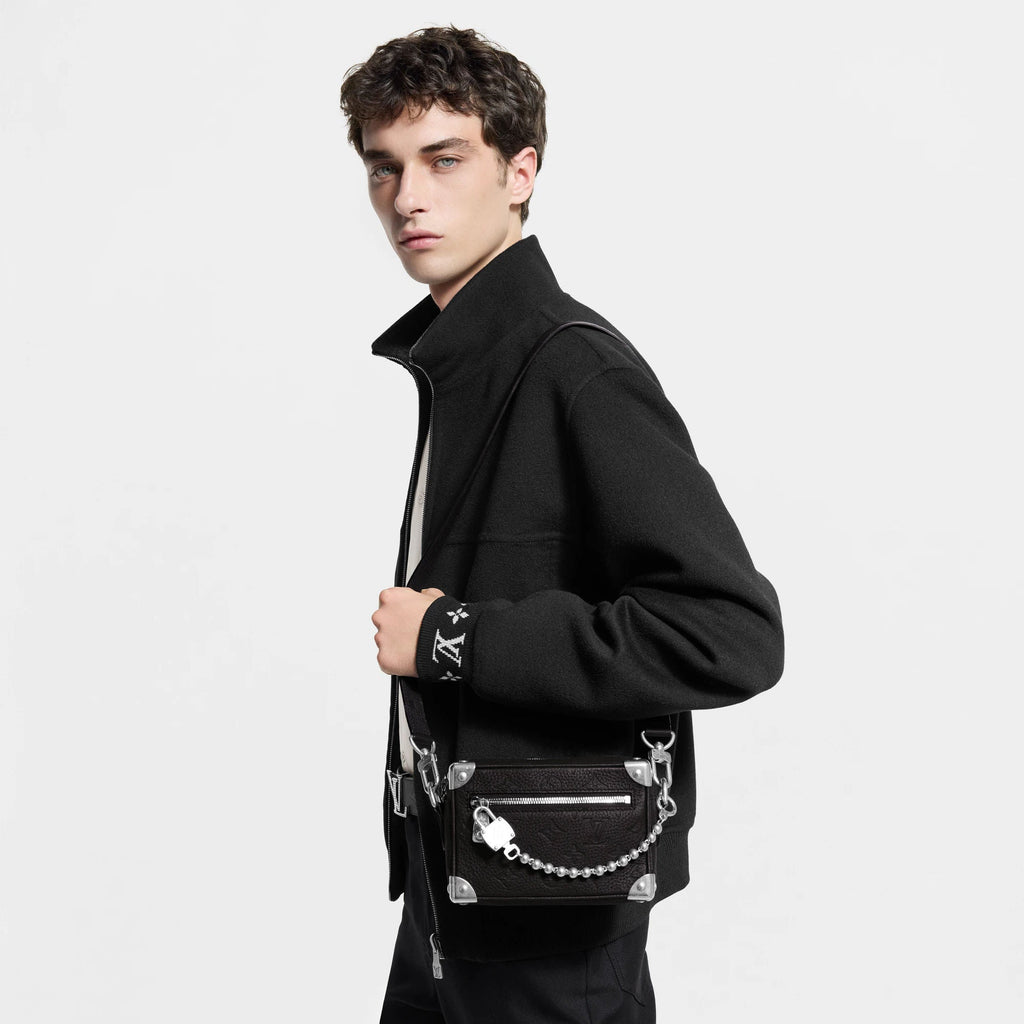 Black Mini Cowhide Leather Luggage product image 5