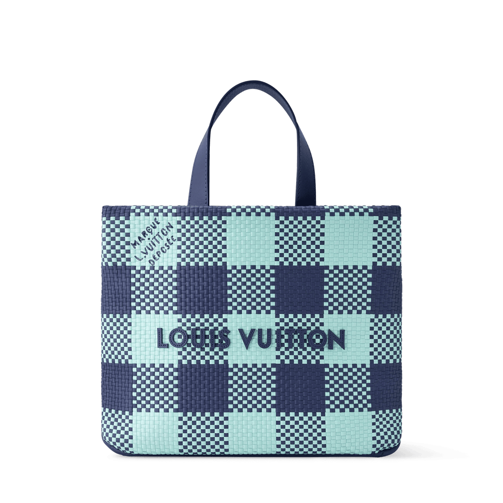 Mini Shopper Tote Monogram Damier Blue For Men