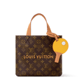 Mini Shopper Tote Monogram Grid Jaune Mat Shoes For Men