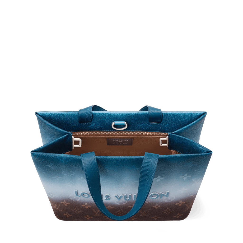 Blue Mini Coated Canvas Tote Bag product image 3