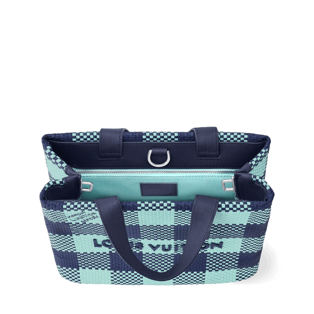 Mini Shopper Tote Monogram Damier Blue For Men