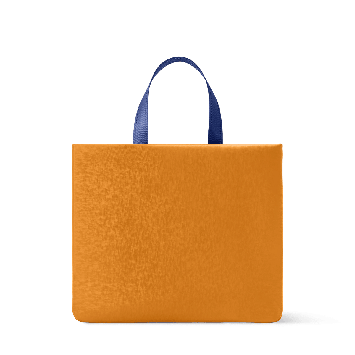 Mini Shopper Tote Monogram Calf Leather Safran Yellow For Men