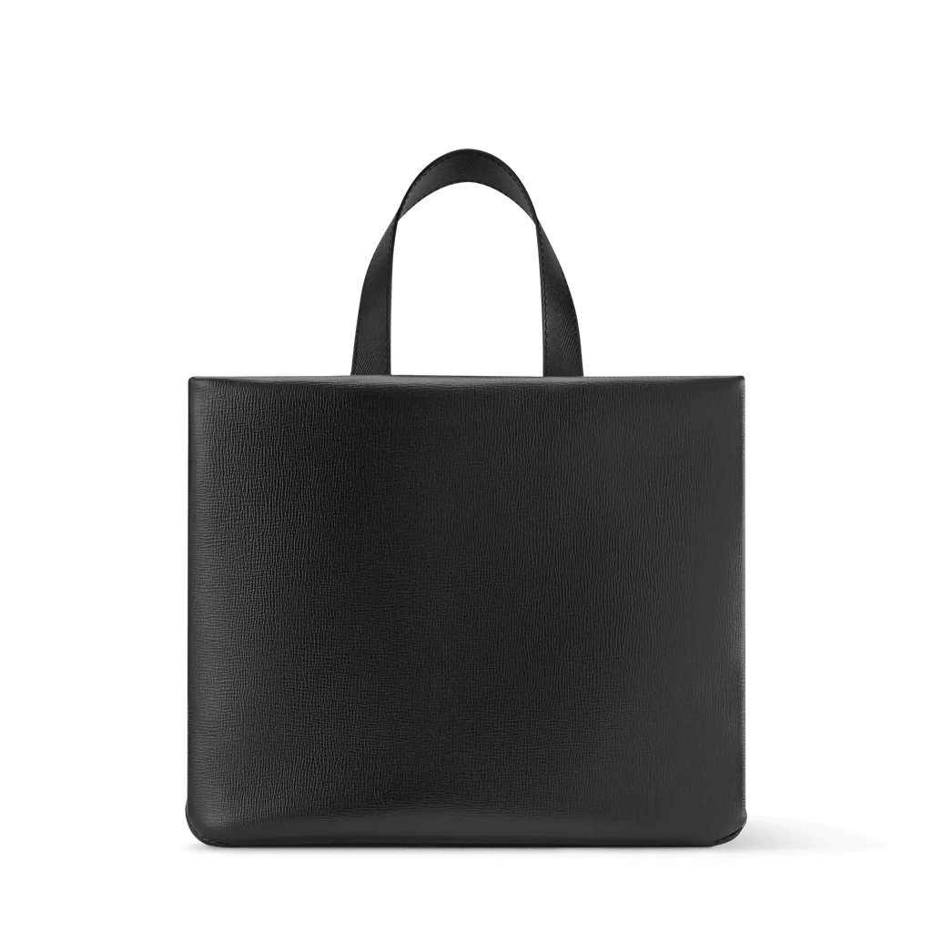 Black Mini Cowhide Leather Tote Bag product image 4