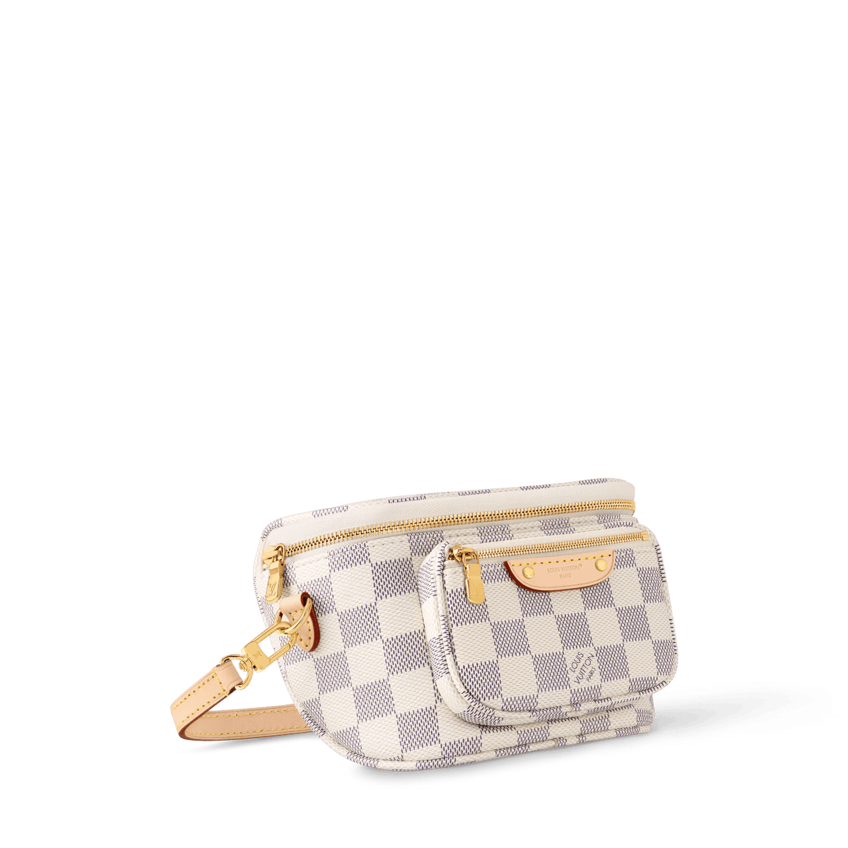 Mini Bumbag Damier Azur Canvas Waist Bag N00130 For Women