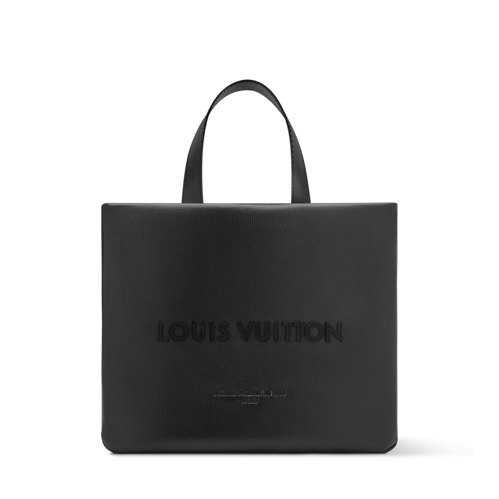 Black Mini Cowhide Leather Tote Bag product image 1