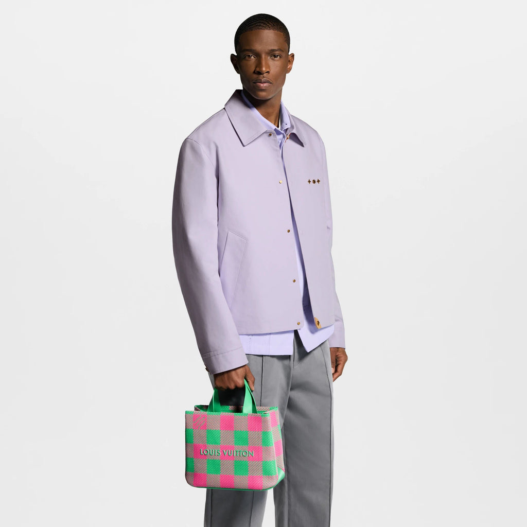 Mini Shopper Tote Monogram Calf Leather For Men