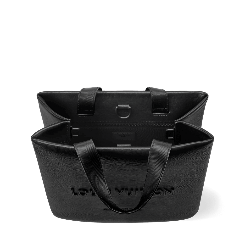 Black Mini Cowhide Leather Tote Bag product image 3