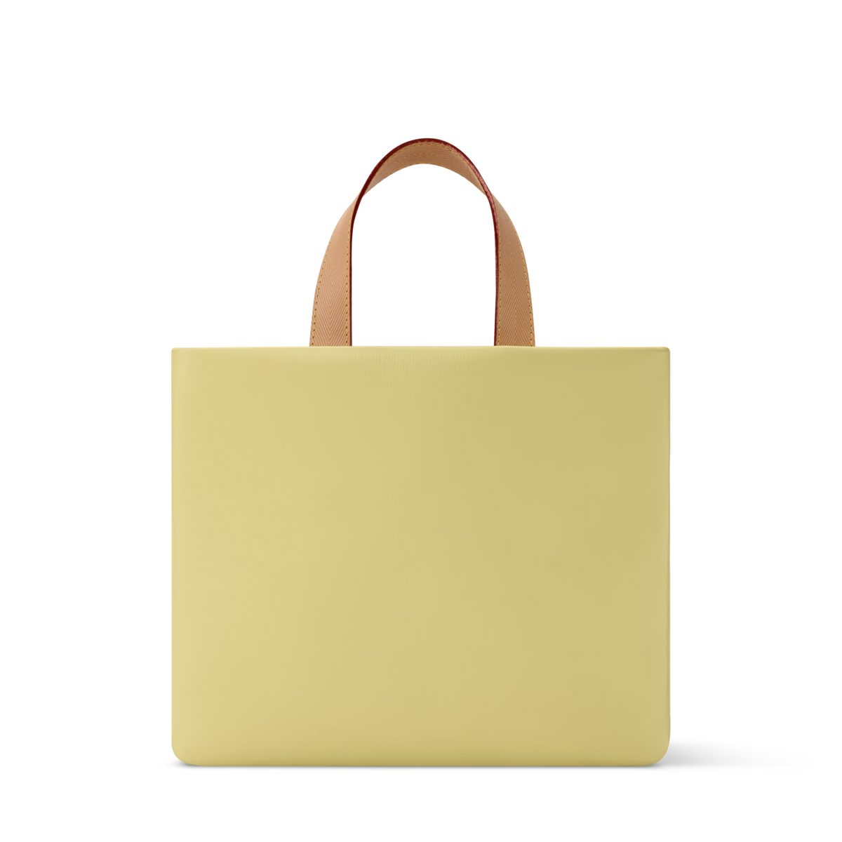 Mini Shopper Designer Tote Bag Calfskin Leather Daisy Yellow Gold-Toned Hardware