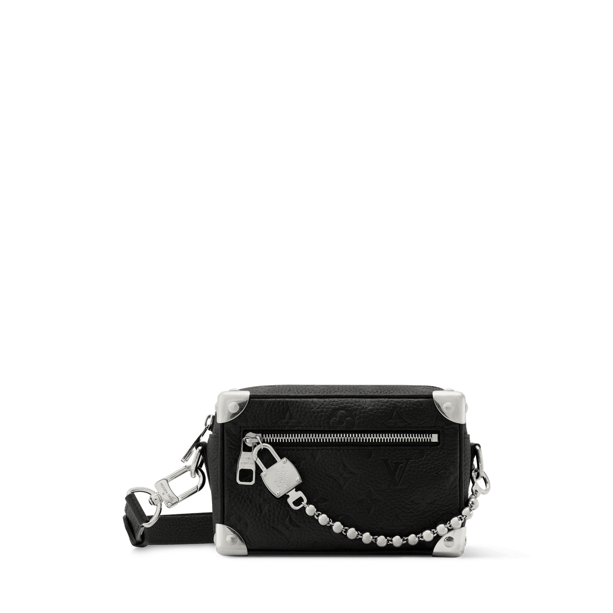 Black Mini Cowhide Leather Luggage product image 1