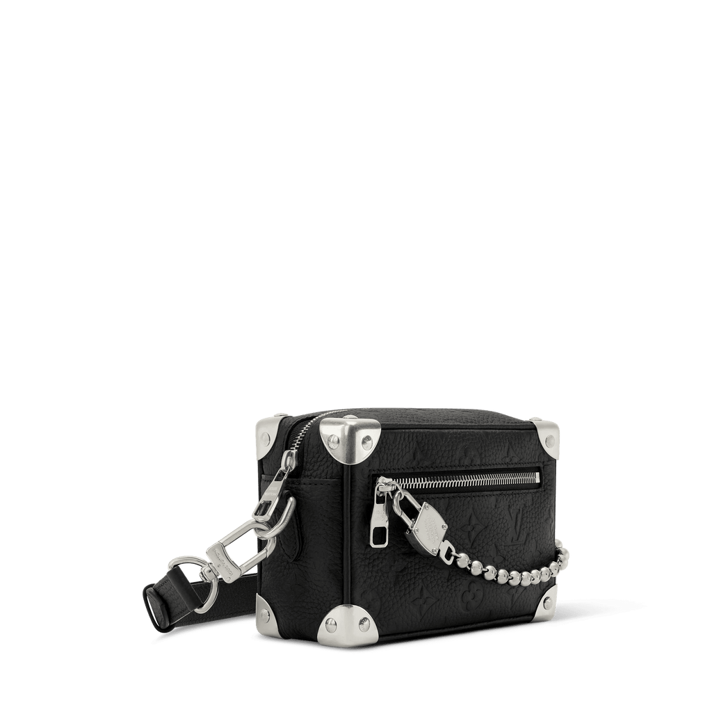 Black Mini Cowhide Leather Luggage product image 2
