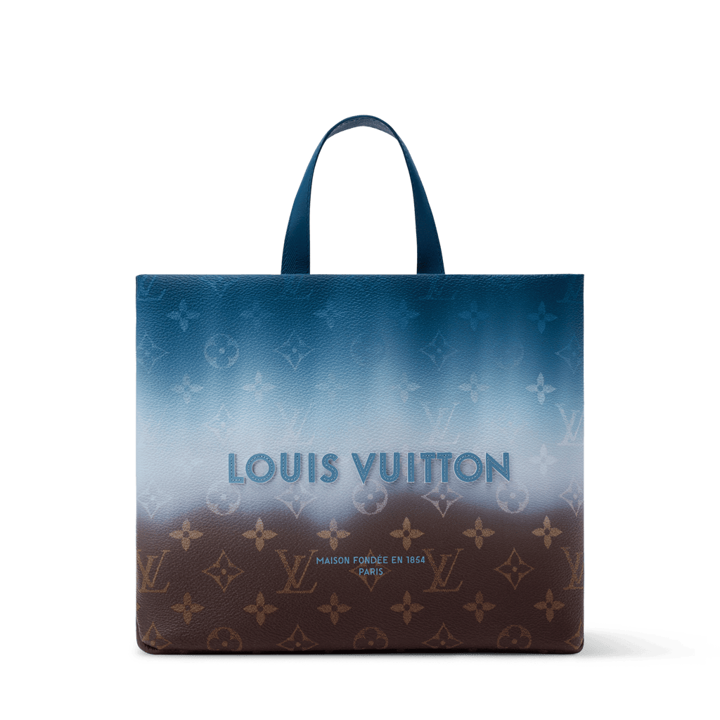 Blue Mini Coated Canvas Tote Bag product image 1