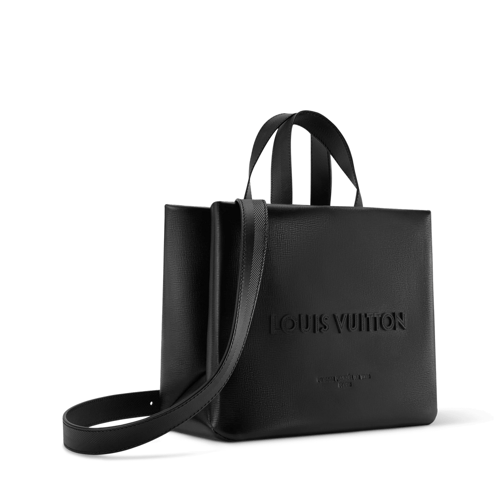 Black Mini Cowhide Leather Tote Bag product image 2