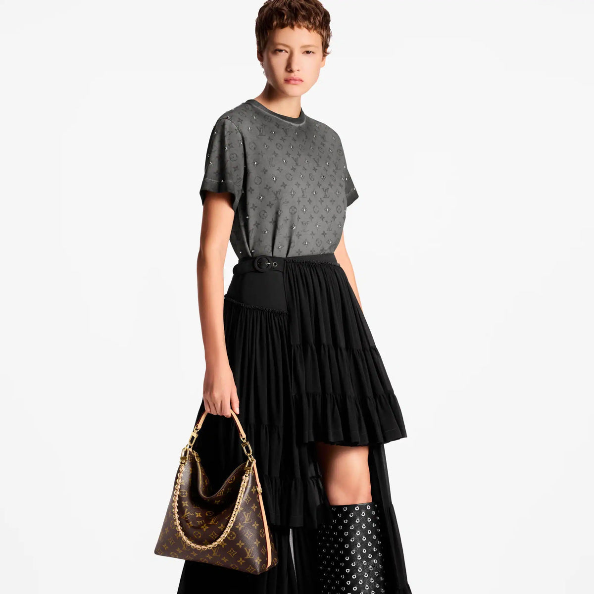 Coated Canvas Shoulder Bag Design 005 product image 7