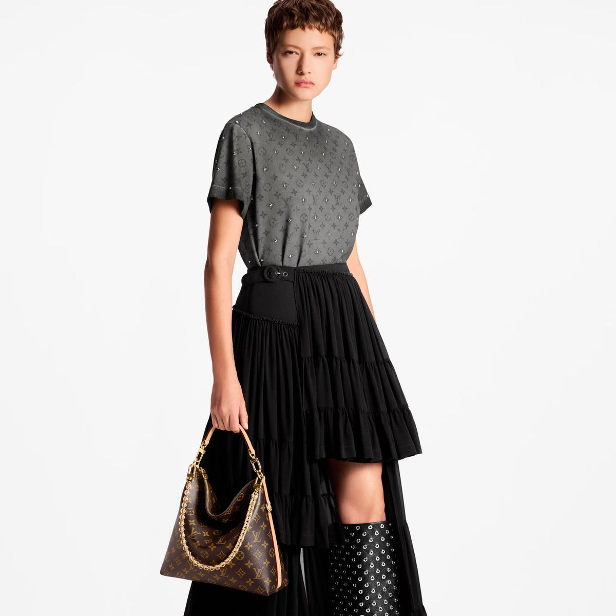Coated Canvas Shoulder Bag Design 005 product image 17