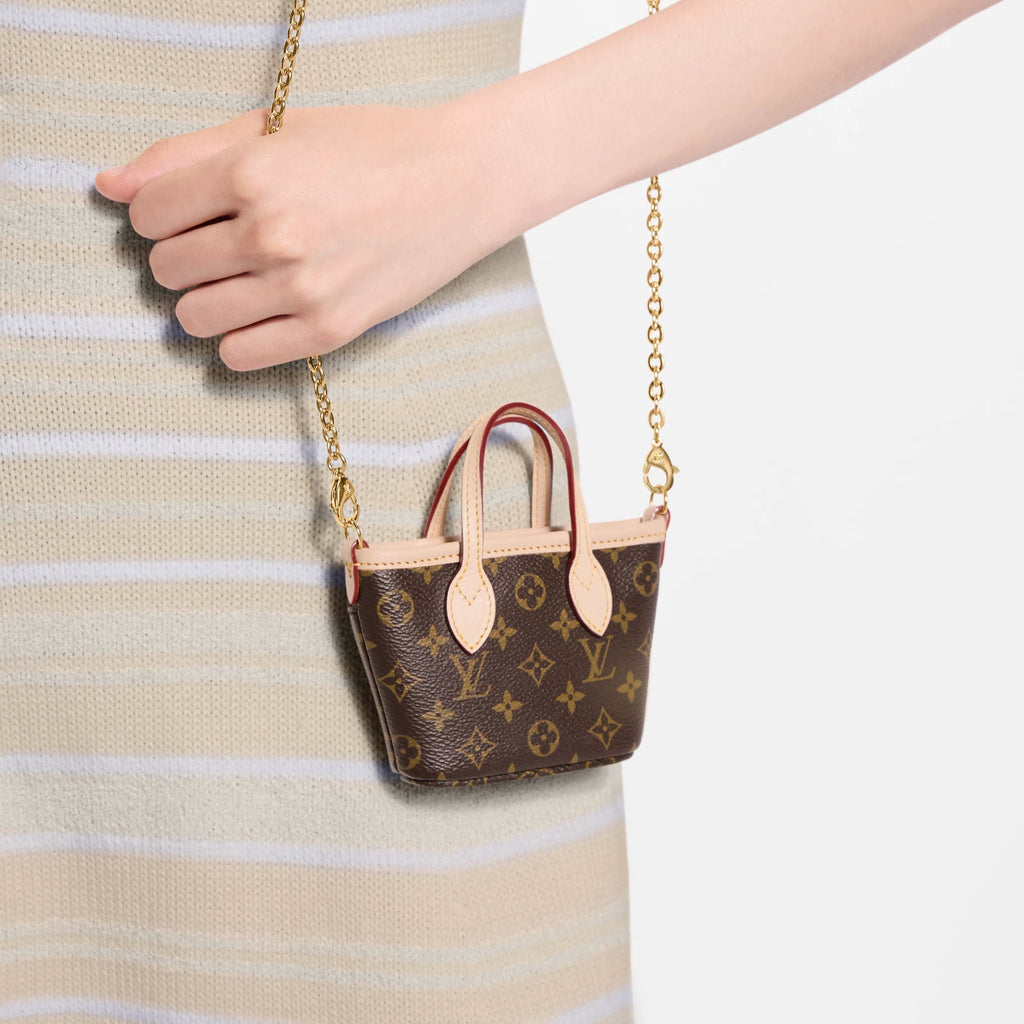 Nano Neverfull Monogram Coated Canvas Card Holder M29557 For Women