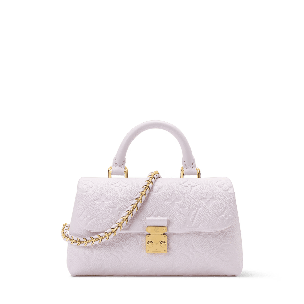 Nano Madeleine Sweet Lavender Monogram Empreinte Leather Gold-Toned Hardware