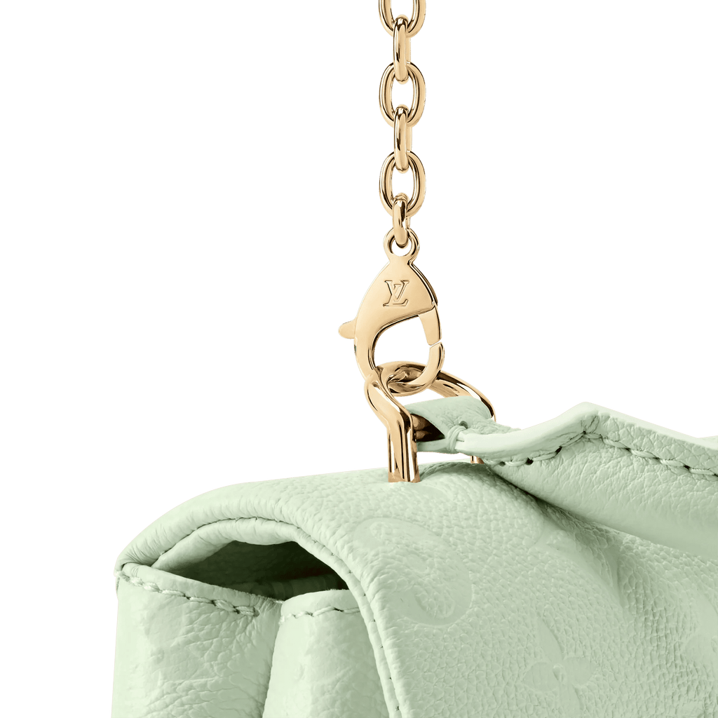 Nano Madeleine Monogram Empreinte Leather Minty Crossbody Bag For Women