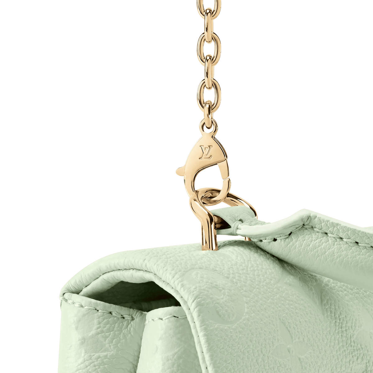 Nano Madeleine Monogram Empreinte Leather Minty Crossbody Bag For Women