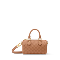 Nano Speedy Calfskin Leather Hazelnut Gold-Toned Hardware