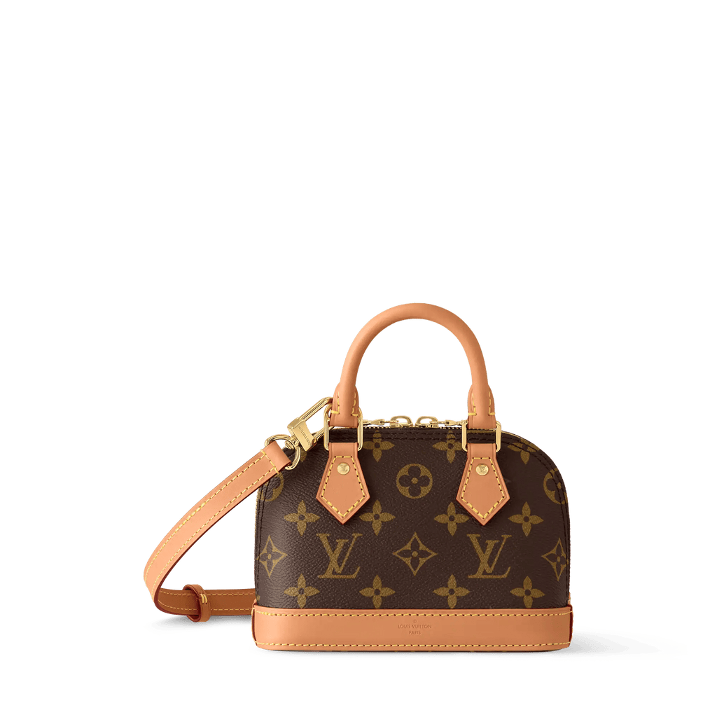 Nano Alma Monogram Canvas Crossbody Bag For Women