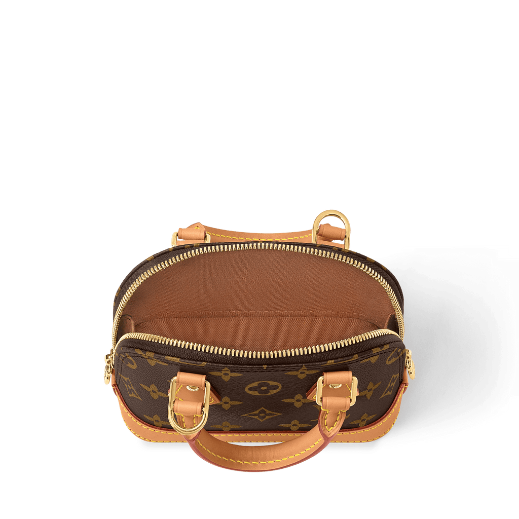 Nano Alma Monogram Canvas Crossbody Bag For Women