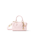 Nano Speedy Monogram Empreinte Leather Snowy Pearl Silver-Toned Hardware