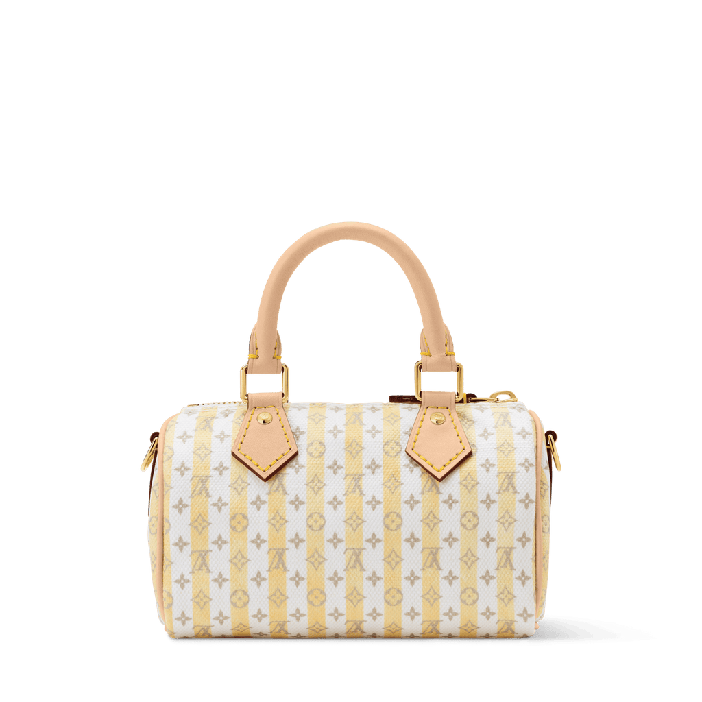 Nano Speedy LV Stamp Banane Monogram Canvas Bag M29030 For Women