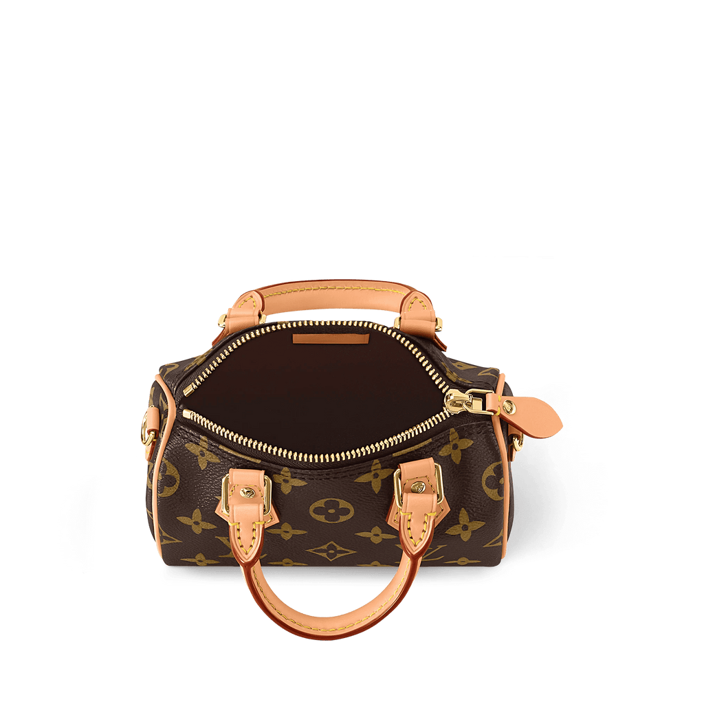 Nano Speedy Monogram Coated Canvas Mini Bag M81085 For Women
