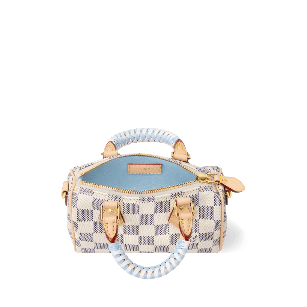 Nano Speedy Damier Azur Coated Canvas Handbag N40918 For Women